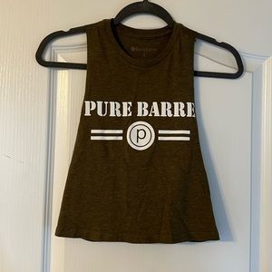 Pure Barre Crop Muscle Tank